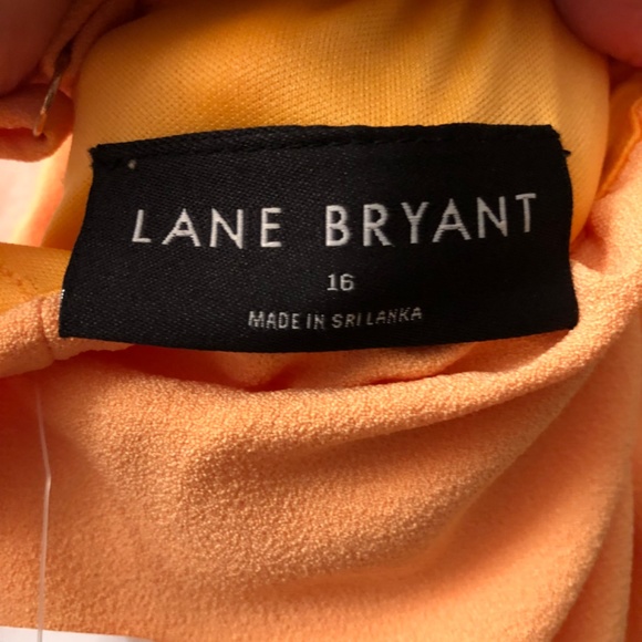 Lane Bryant Pale orange jumpsuit romper size 16 - Picture 2 of 6